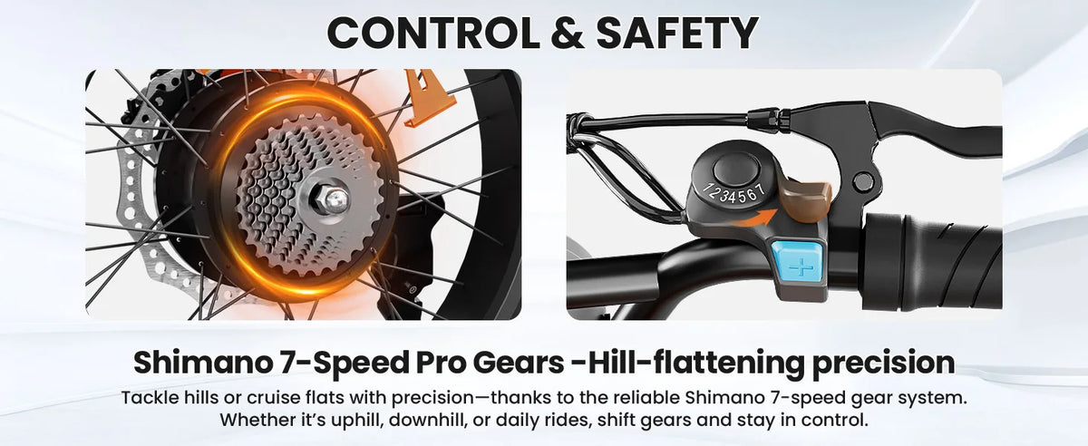 Spacewalk 2000W | Fat Tire Electric Dirt Bike — Full Suspension, 70-Mile Range