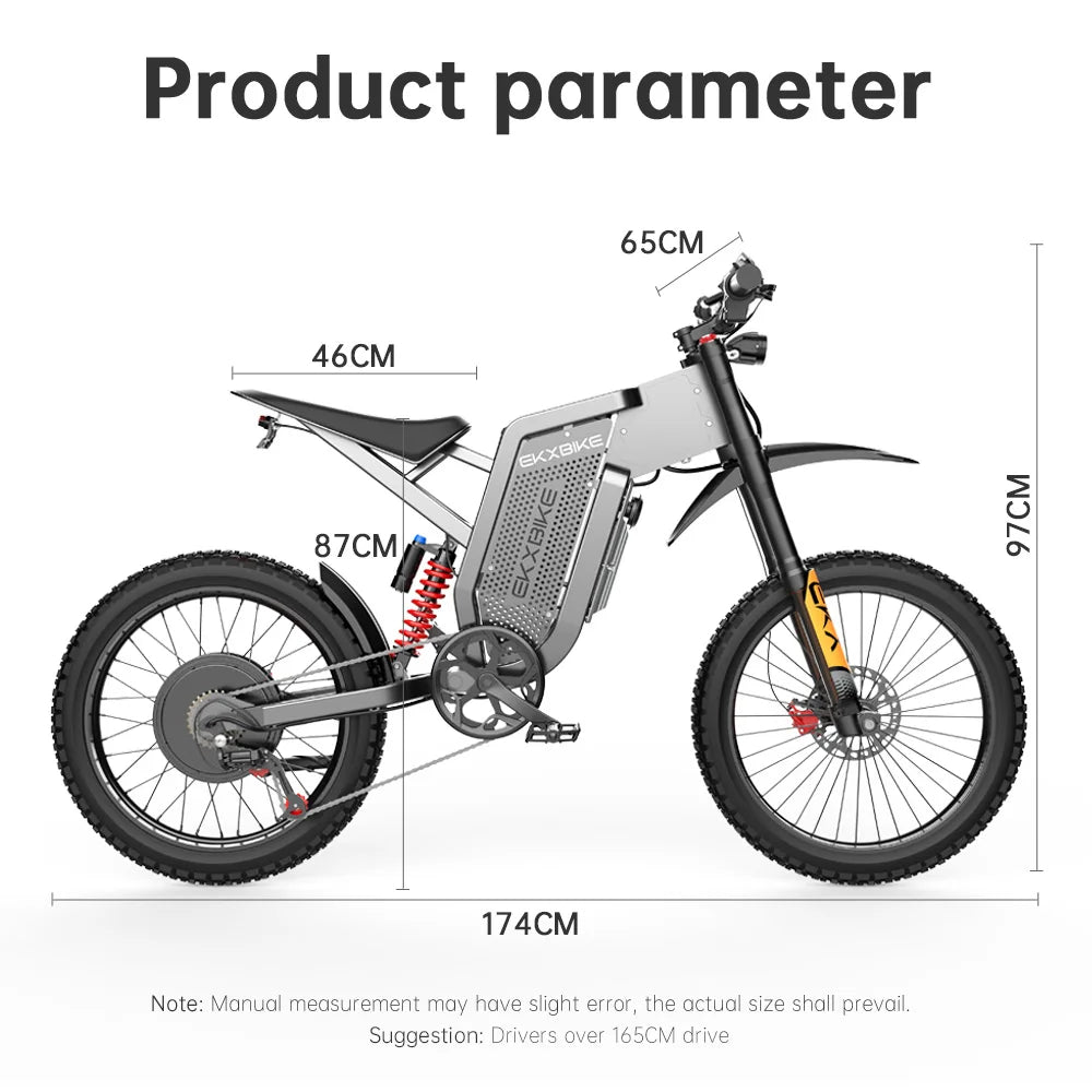 EKX X21 Max | 3000W Electric Off-Road Motorcycle — 85KMH Top Speed