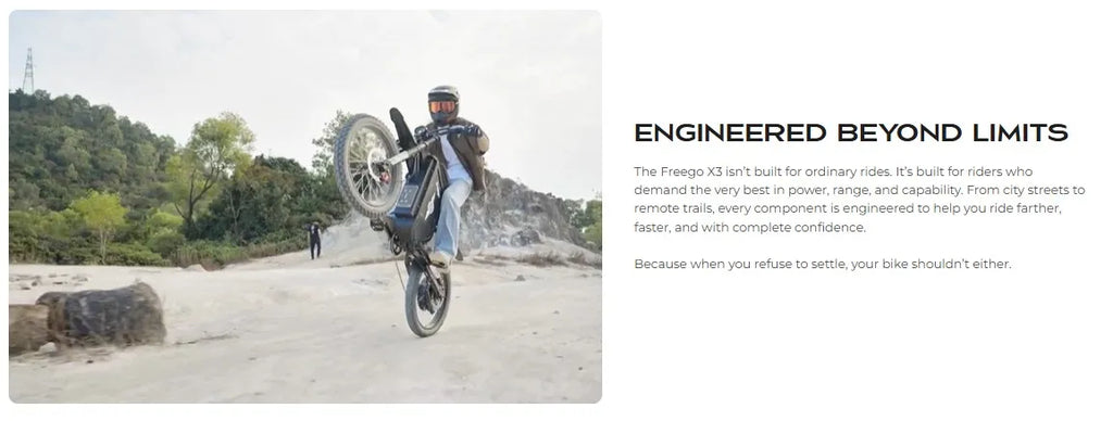 Storm X3 | 8000W Electric Dirt Bike — 56MPH Adult Off-Road Beast
