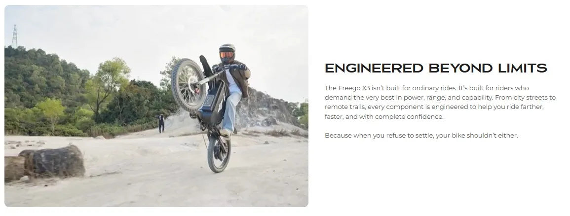 Storm X3 | 8000W Electric Dirt Bike — 56MPH Adult Off-Road Beast