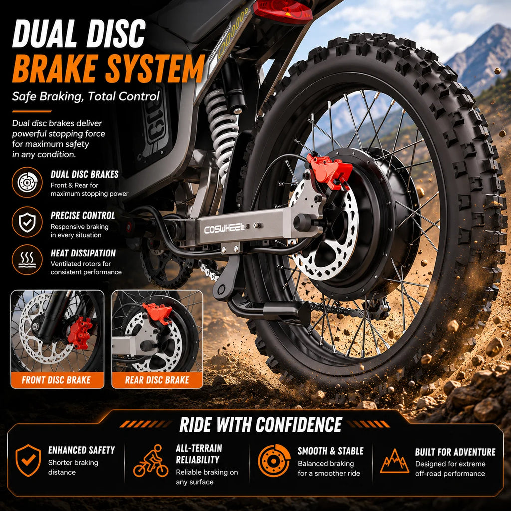 Venom 9000W | 72V Electric Off-Road Dirt Bike — 96KMH Top Speed