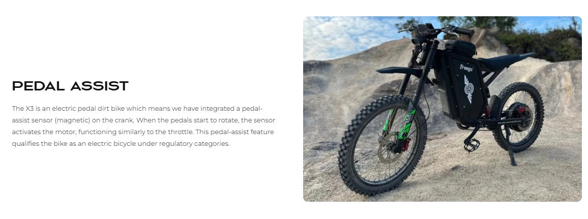 Storm X3 | 8000W Electric Dirt Bike — 56MPH Adult Off-Road Beast