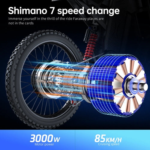 EKX X21 Max | 3000W Electric Off-Road Motorcycle — 85KMH Top Speed