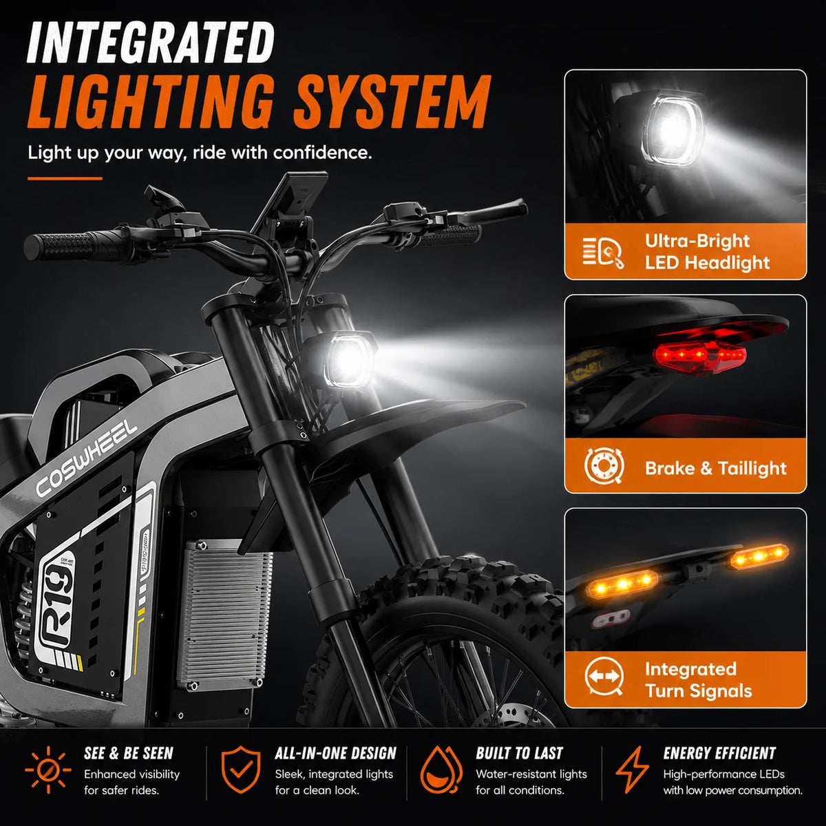 Venom 9000W | 72V Electric Off-Road Dirt Bike — 96KMH Top Speed